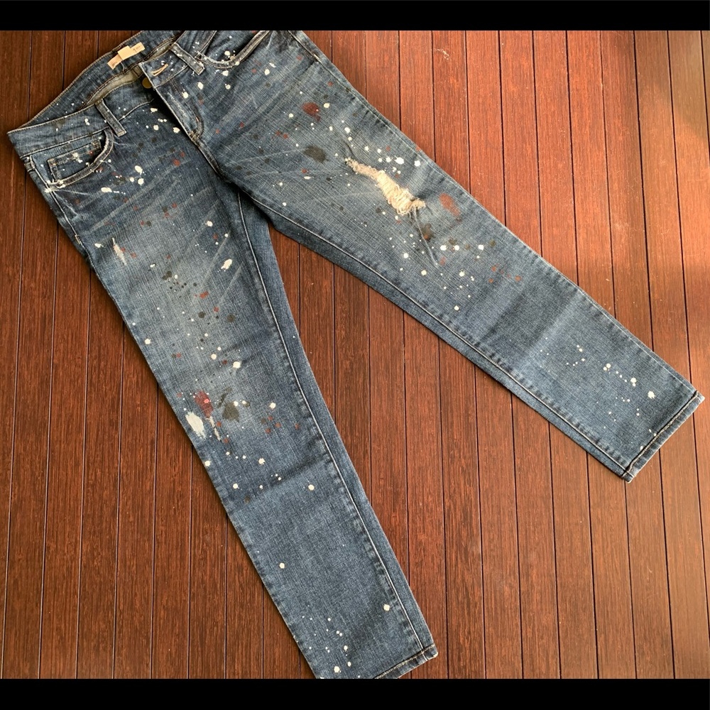 NEW Skinny Stretchy Denim Medium Blue Jeans, Size 29